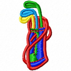 Golf Embroidery Design 3 Golf Embroidery Design 3